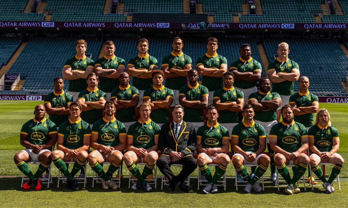 Excited to kick off the season this weekend in London! Here’s the #Springbok team facing Wales 🔥

#StrongerTogether