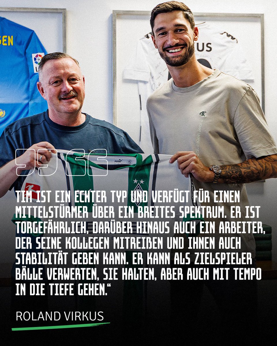borussia's tweet image. 💬 Roland #Virkus über Tim #Kleindienst ⤵

#DieFohlen