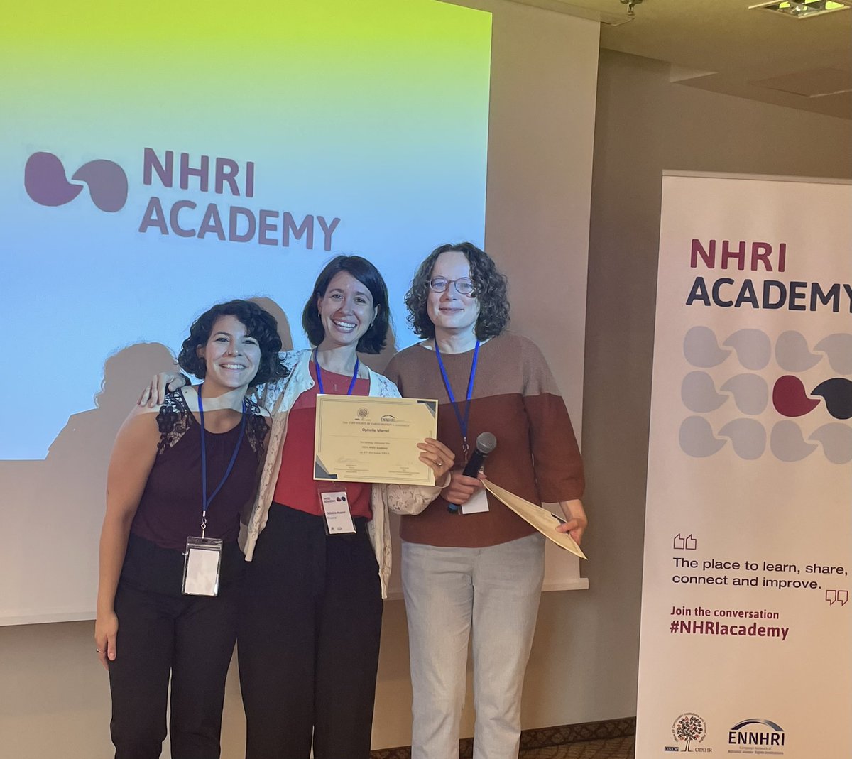 Ophelie Marrel (@marrelophelie) on Twitter photo La #NHRIAcademy2024 touche a sa fin ! Une semaine très riche, de magnifiques rencontres. Un grand merci <a href="/ENNHRI/">ENNHRI</a> et <a href="/osce_odihr/">OSCE/ODIHR</a> pour toute l’organisation <a href="/CNCDH/">CNC Droits Homme</a> La #NHRIAcademy2024 touche a sa fin ! Une semaine très riche, de magnifiques rencontres. Un grand merci <a href="/ENNHRI/">ENNHRI</a> et <a href="/osce_odihr/">OSCE/ODIHR</a> pour toute l’organisation <a href="/CNCDH/">CNC Droits Homme</a>