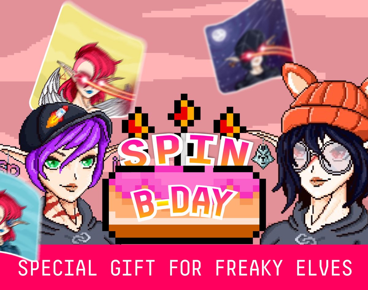 Spin Turns 3️⃣! 🥳

On this day, in the third year of the third age, the realm of #Spin celebrates its coming of age! 🍻

🙏 We offer our deepest thanks to the Fellowship of loyal Spinions (OG) who have journeyed with us through the years, and also to our noble Freaky Elves, a