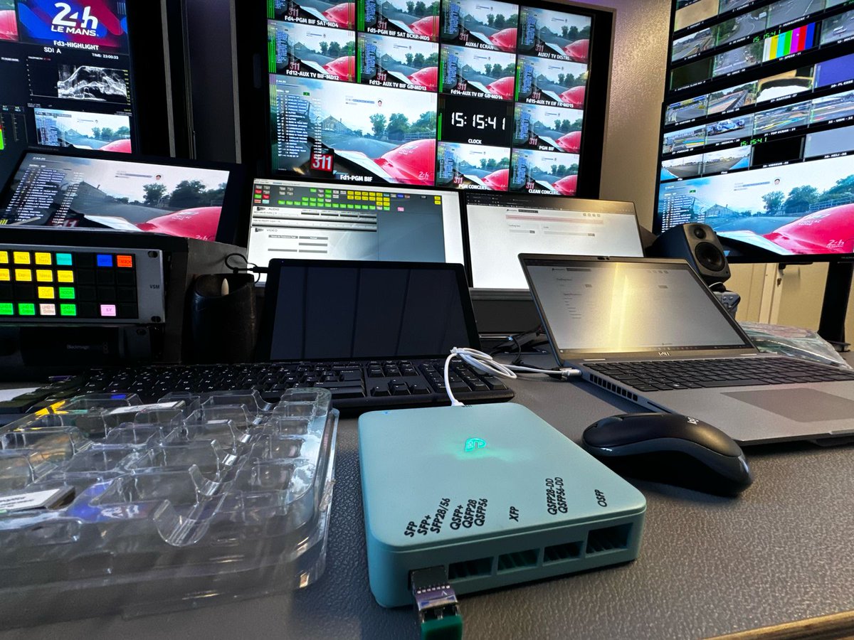 ❗ La Purebox était aux 24 heures du Mans ❗

Notre boîte de codage Made in France est partout, que ce soit dans de grands événements ou sur notre site web: pureoptics.net/les-produits/x…

#pureoptics#transceivers#sfp#24Hdumans#ferrari#automobile#voiture#fibreoptique#numerique#racing