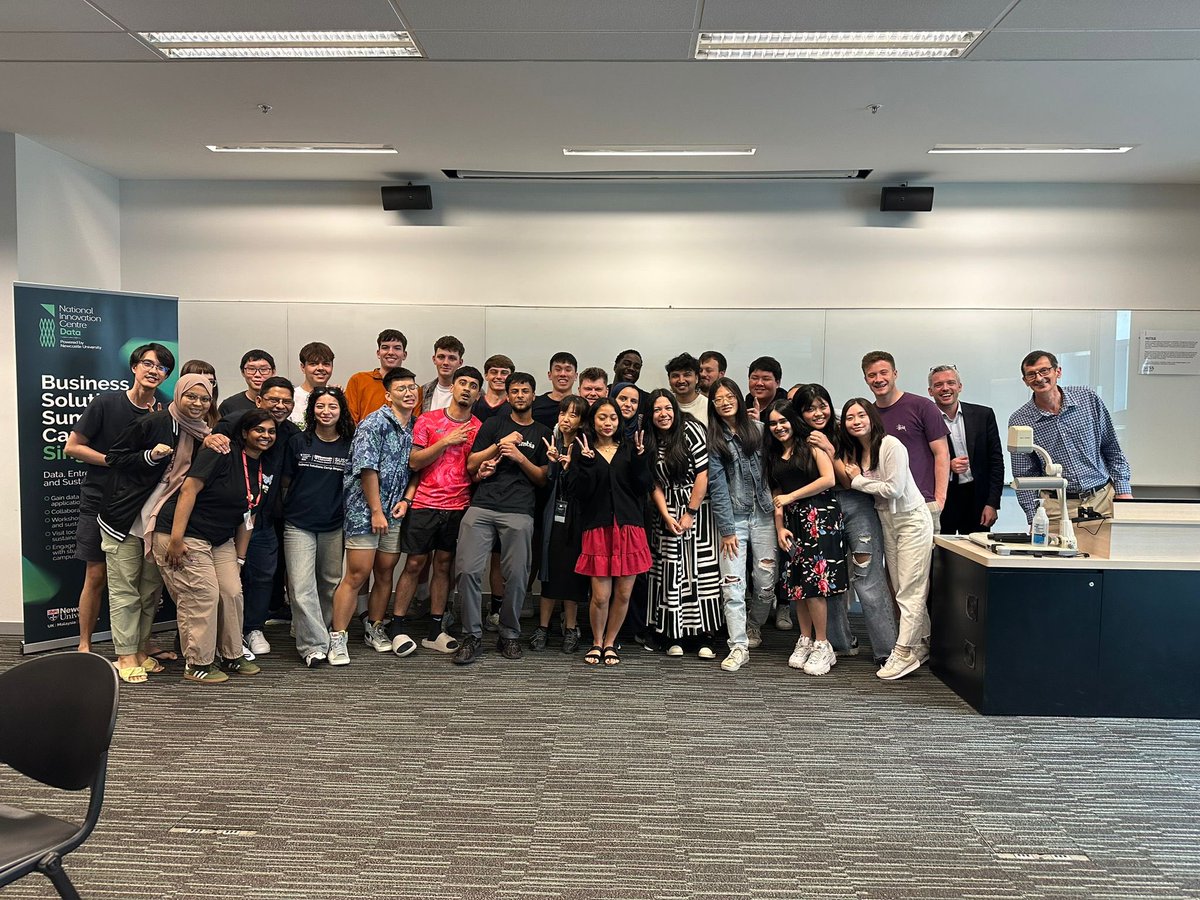 Jonathan Galloway (@drjgalloway) on Twitter photo And it’s a wrap on the first <a href="/NCLinSG/">NewRIIS</a> and <a href="/suss_sg/">Singapore University of Social Sciences</a> student Summer Camp on Data, Entrepreneurship and Sustainability by <a href="/NICDATA/">National Innovation Centre for Data</a>. What an amazing group of students and with thanks to all of our industry partners! And it’s a wrap on the first <a href="/NCLinSG/">NewRIIS</a> and <a href="/suss_sg/">Singapore University of Social Sciences</a> student Summer Camp on Data, Entrepreneurship and Sustainability by <a href="/NICDATA/">National Innovation Centre for Data</a>. What an amazing group of students and with thanks to all of our industry partners!