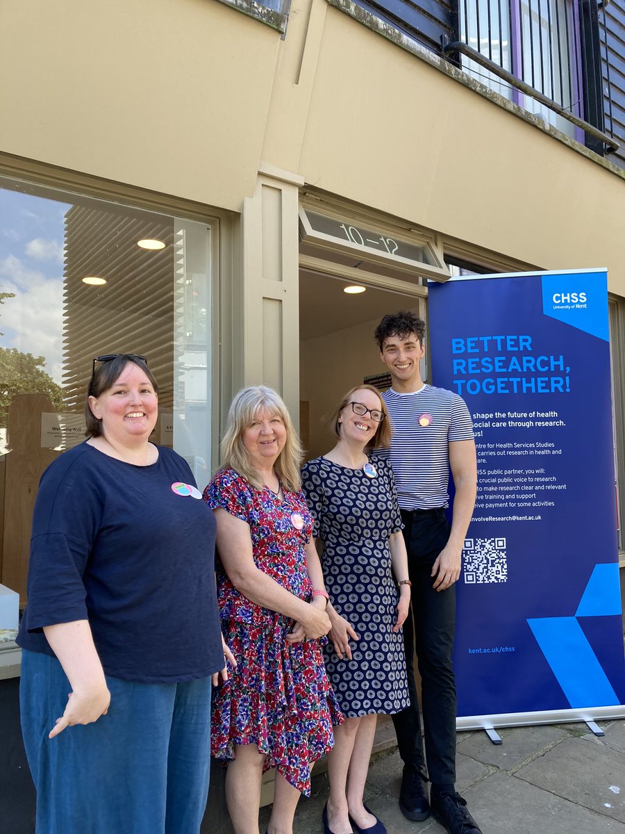We’re ready to talk all things research, public involvement and <a href="/CHSS_Kent/">CHSS</a>! Massive thanks to the brilliant people at the Fourth Wall in #Folkestone who are letting us use their fabulous space! #BetterResearchTogether #PPI #PublicInvolvement #FourthWall