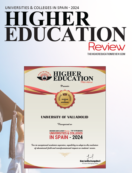La UVa reconocida como una de las mejores instituciones docentes e investigadoras en las áreas agricultura y forestal. La EiFAB, sus titulaciones e investigadores lo hacen posible. THEHIGHEREDUCATIONREVIEW.COM