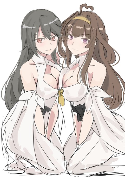 まぁ、もともと金剛と榛名は結構描いてるのよね、推しなので。 