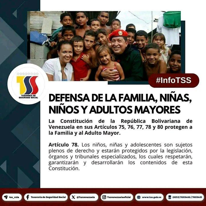 tss__ve's tweet photo. #InfoTSS ll El Gobierno Bolivariano protege la Seguridad Social de nuestro pueblo.
#DeLaManoCoMaduro https://t.co/4D2HgUABfx