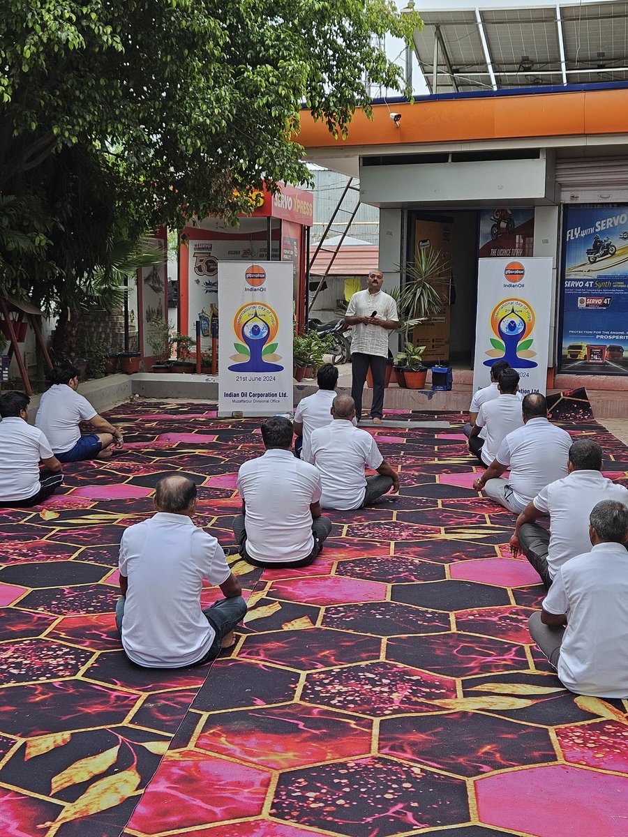 Embrace the gift of yoga, a path to serenity and a way to unite the mind, body, and spirit. Happy International Yoga Day!

#InternationalDayofYoga
#Indianoil