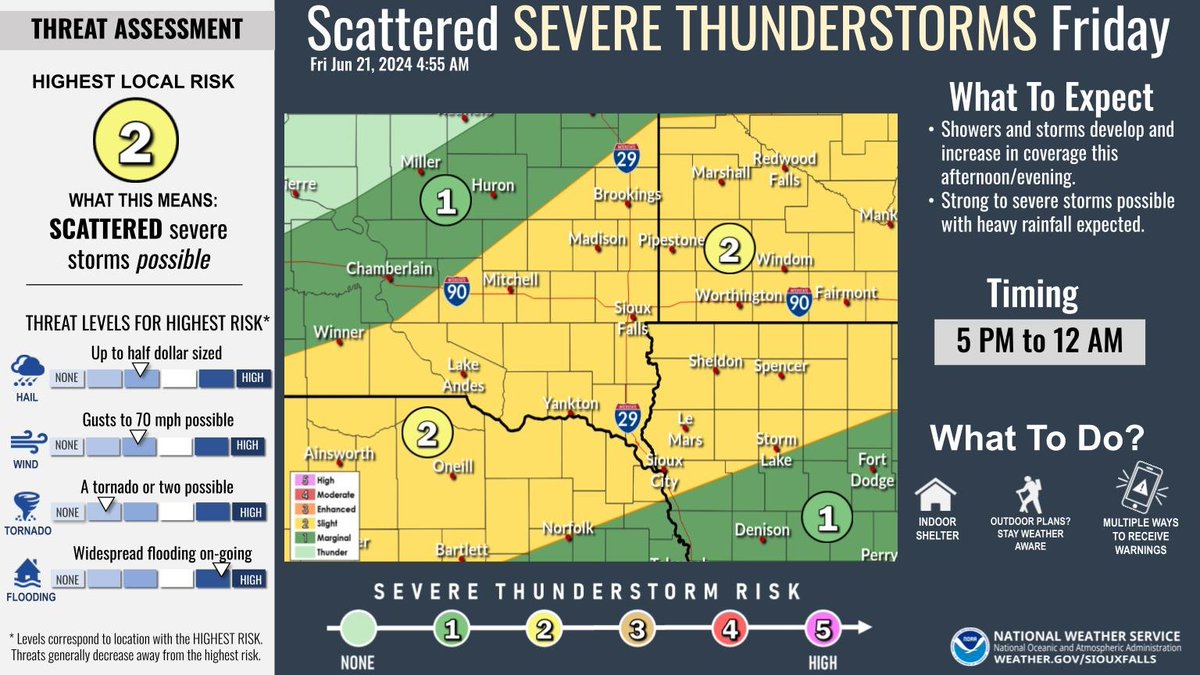 Showers and storms which redevelop this afternoon and evening could be strong to severe. All modes of severe weather are possible, and heavy rainfall is expected. Greatest threat from 5 PM to midnight. Have multiple ways to receive warnings!