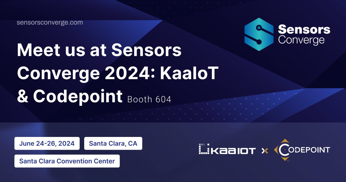 KaaIoT's tweet image. 🚀 We’re packing our bags and heading to Sensors Converge with @Codepoint! 🚀

Join us from June 24-26 in Santa Clara, CA, where @CodepointCora will showcase the Cora™ CS1010 Leak Sensor and Cora™ CS1060 Temperature &amp;amp; Humidity Sensor, integrated with the #KaaIoTPlatform.