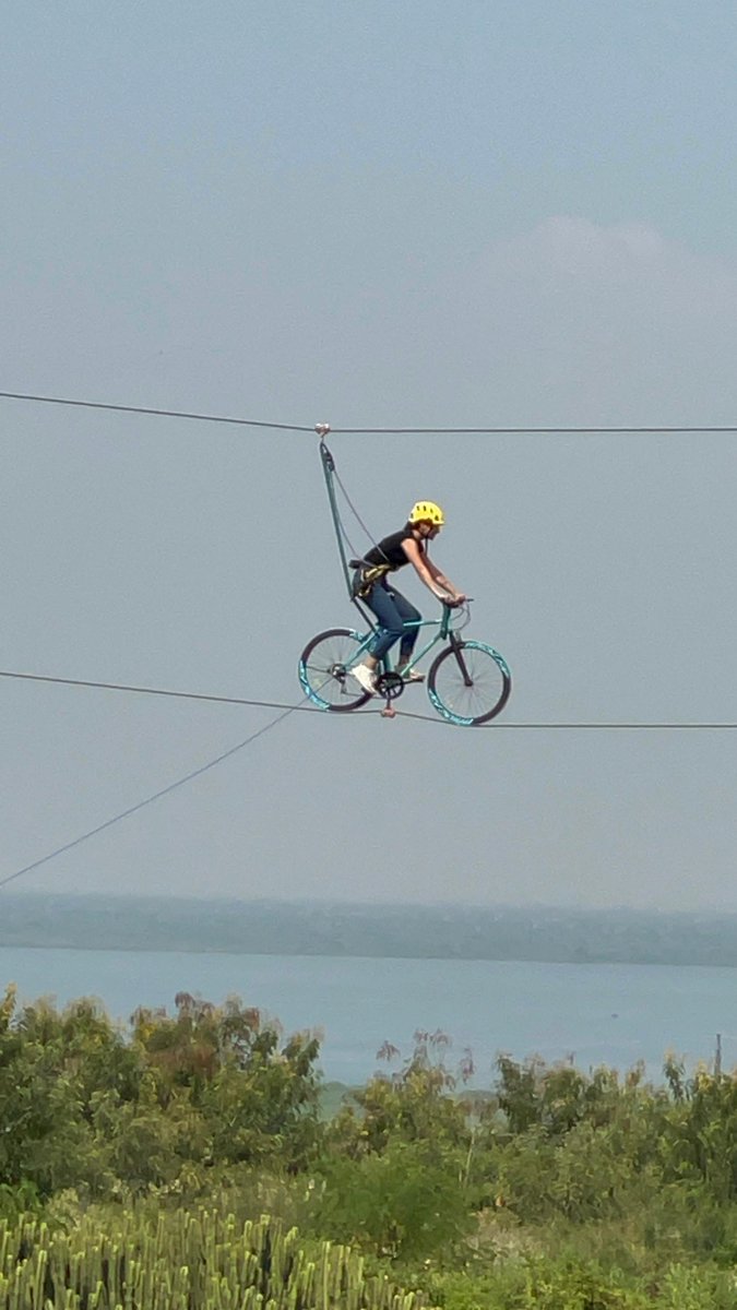 JobiWild's tweet photo. Feel like cycling on a line while overlooking the great Lake George ? Come hit the line with us at Jobi venture Park. #visituganda #ziplininkasese #visitkasese https://t.co/DXw70taQd3