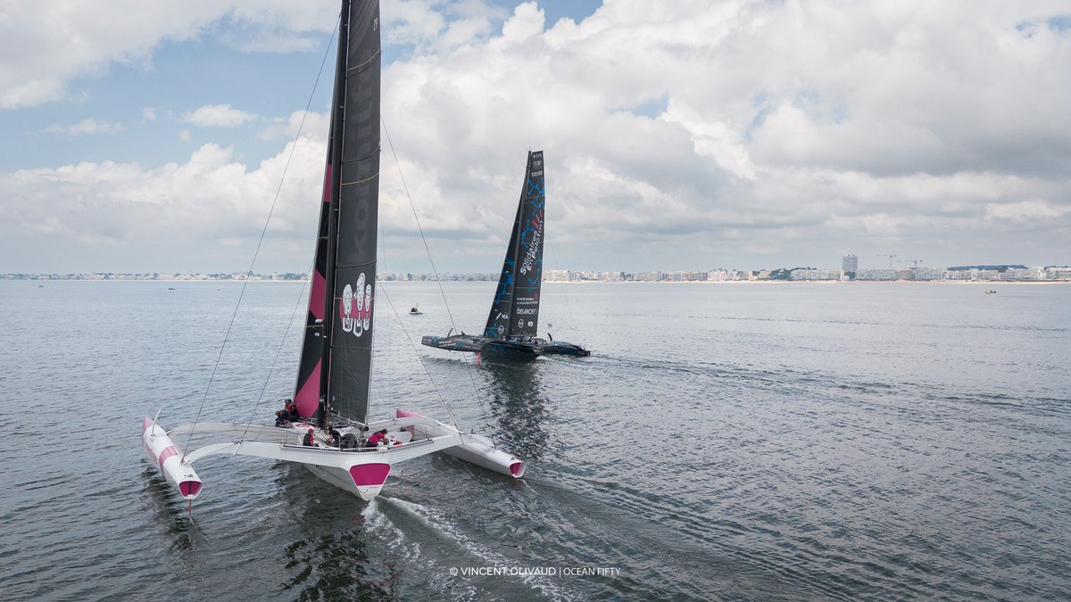 Inshore Race 1
A bit of sunshine accompanied by a westerly breeze that gradually built up to 12kt. This 1st day of racing witnessed high intensity! The spectators ashore enjoyed a great show. Mon Bonnet Rose team got 7th place overall on Day1 of Act2.
📷 © Vincent Olivaud