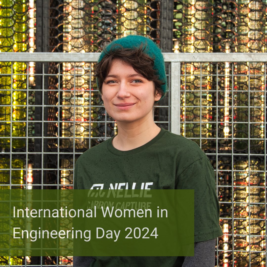 In celebration of International Women in Engineering Day this Sunday, we're highlighting the sterling 
#carbondioxideremoval work that our MRV Manager, Ally Sheller, does here at Nellie.