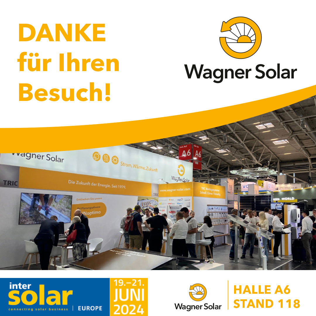 Wir bedanken uns bei allen Besuchern, die auf der Intersolar 2024 dabei waren, und unseren Partnern für die erfolgreiche Zusammenarbeit. ☀
#wagnersolar #intersolar #münchen #solarenergie #messe