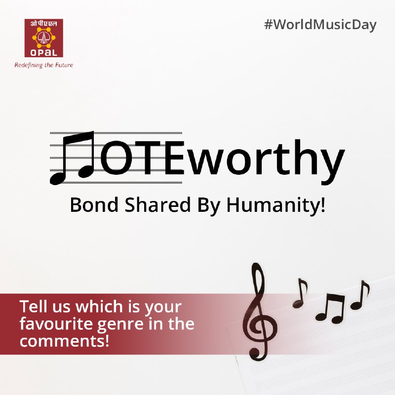 OpalIndiaIn's tweet image. Comment below your favourite genre to celebrate World Music Day with us! Let's create a playlist together!

#WorldMusicDay #MusicUnitesUs #FavoriteTracks #GlobalTunes #OPaL #OPaLians