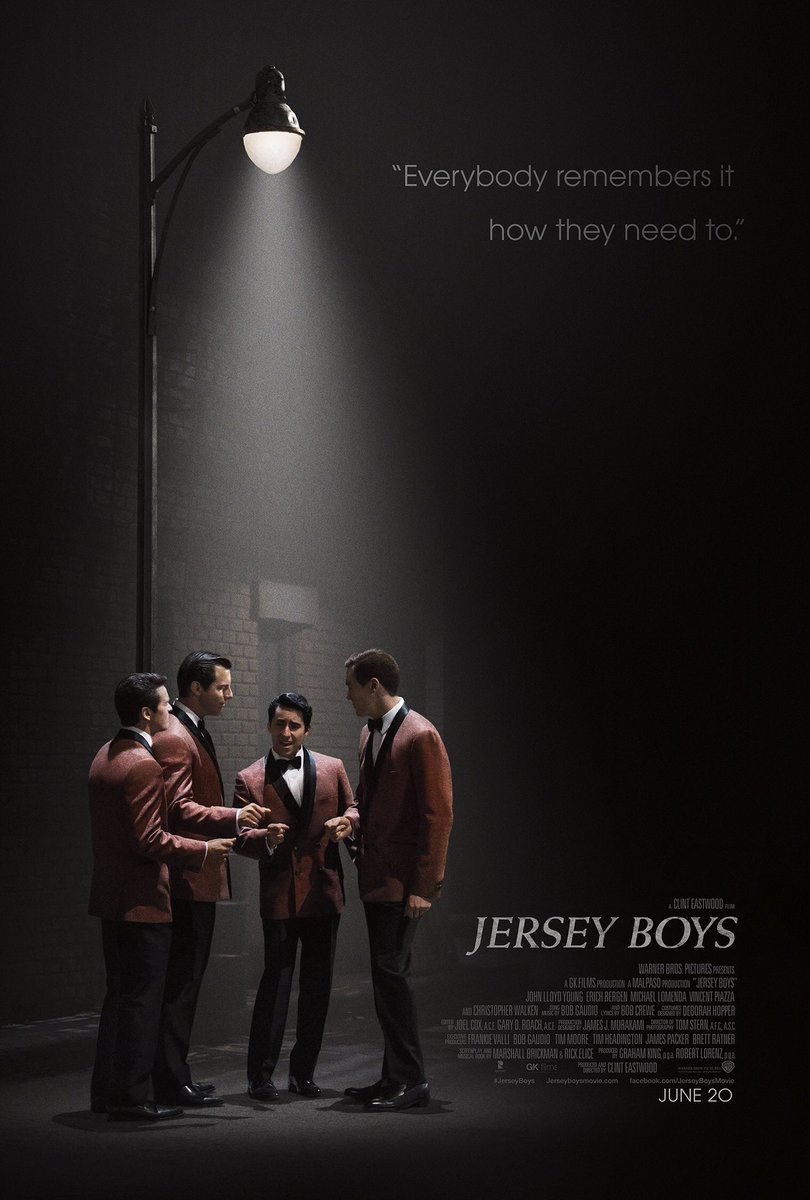 🎬MOVIE HISTORY: 10 years ago today, June 20, 2014, the movie ‘Jersey Boys’ opened in theaters!

#JohnLloydYoung #ErichBergen #MichaelLomenda #VincentPiazza #ChristopherWalken #ReneeMarino <a href="/NARDUC3/">Kathrine Narducci</a> #LouVolpe #FreyaTingley #MikeDoyle #JoeyRusso #RobMarnell #ClintEastwood