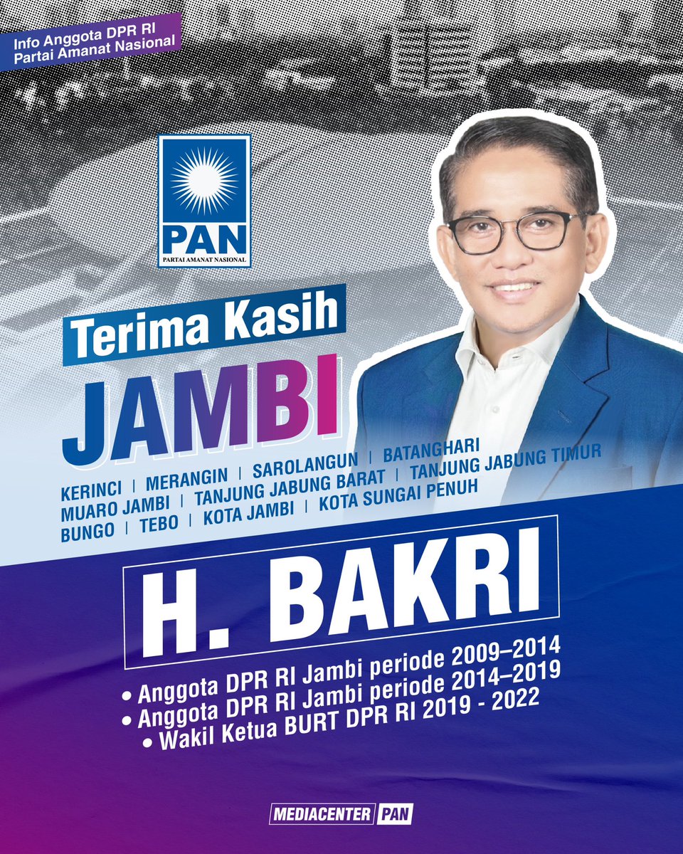 setelah terpilih kembali untuk mengemban amanat dalam periode ke-4 kali ini.

Kepercayaan masyarakat akan selalu berbanding lurus dengan kinerja yang diberikan. Semoga pada periode yang akan datang, Saudaraku Bakri senantiasa menjaga kepercayaan &amp; selalu berjuang demi masyarakat