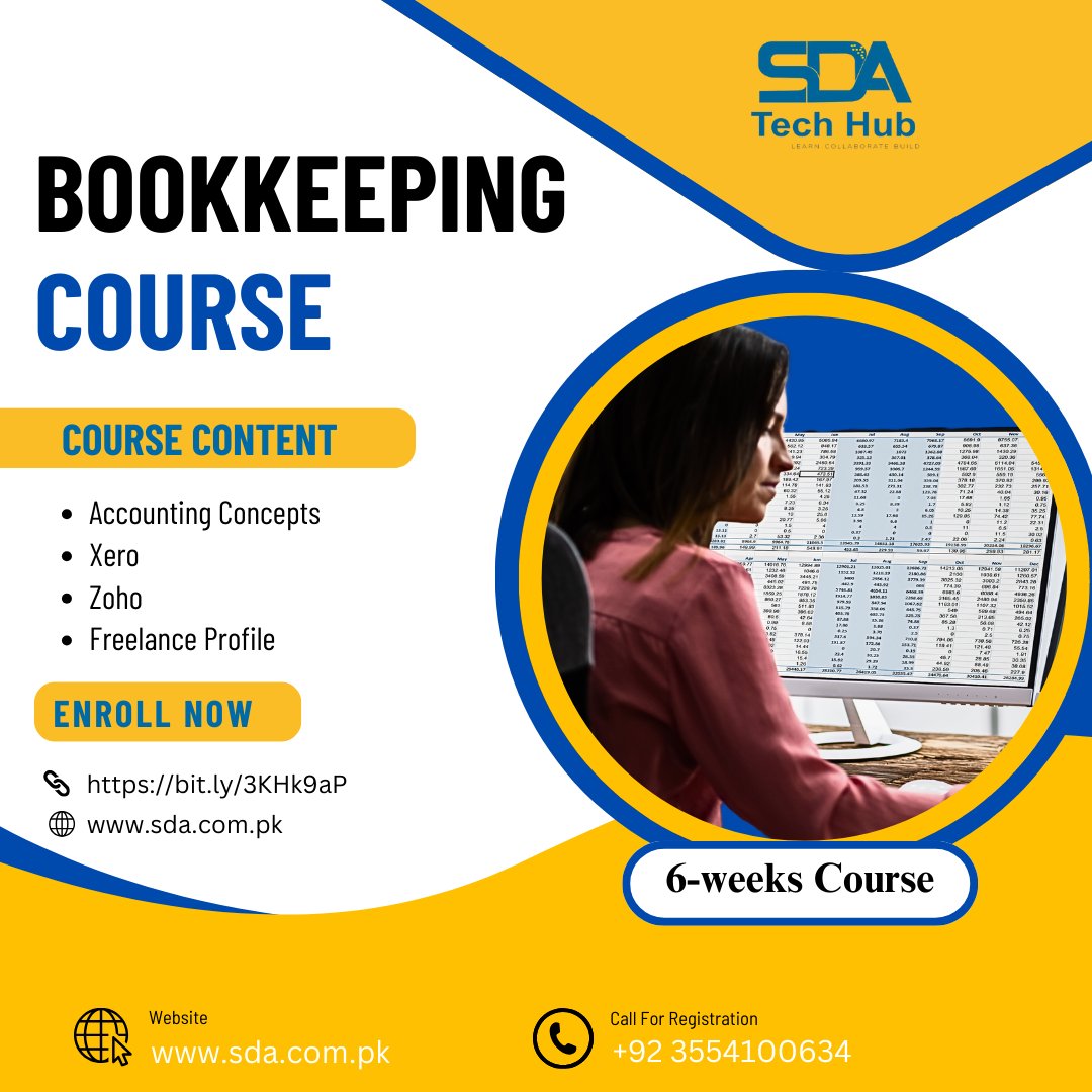 SDATecHub's tweet image. Master Bookkeeping with SDA Skill Development Program!

Curious about bookkeeping? Wondering how to start? Join the SDA Skill Development Program!

Don&apos;t wait!
Apply now: bit.ly/3KHk9aP

#sdaskilldevelopment  #Empowerment #SkillBuilding #BookkeepingTraining #sdatechhub