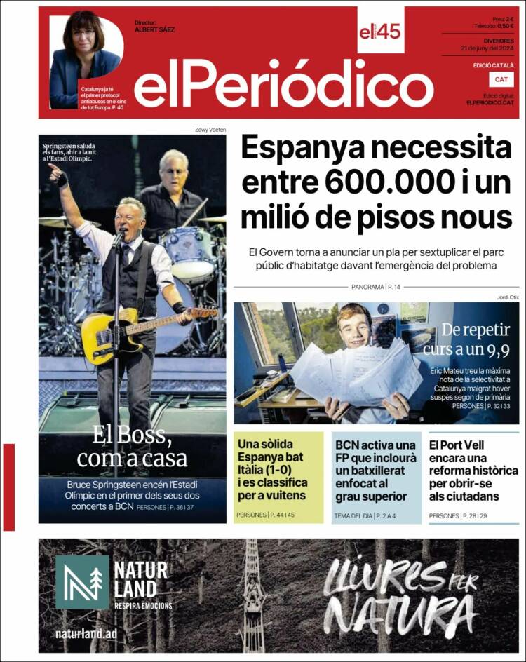 periodistes_cat's tweet photo. Repassa les portades dels diaris d'avui divendres, 21 de juny🗞️ https://t.co/TdcMdn7JIu