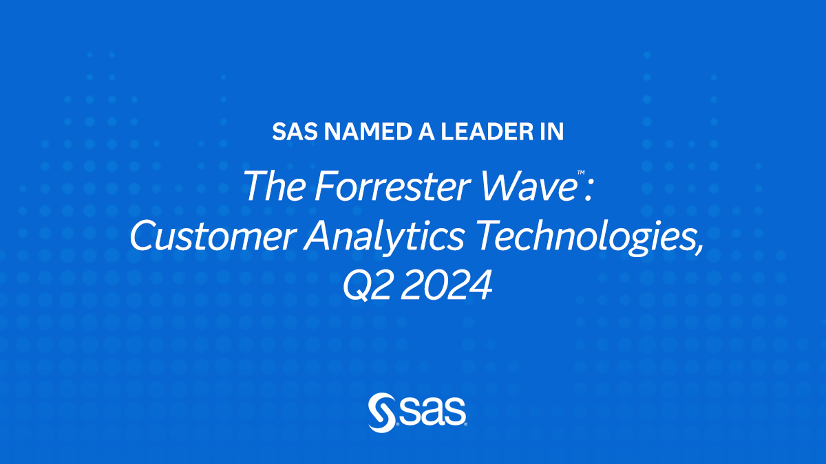 SAS_Turkiye's tweet image. 2024 Forrester Wave™ - 2. Çeyrek &quot;Müşteri Analitiği Teknolojileri&quot; raporunda küresel lider seçildiğimizi duyurmaktan mutluluk duyuyoruz! 🎉

Detaylar: 2.sas.com/60455kjpt

#AnalystReport #CustomerAnalytics
