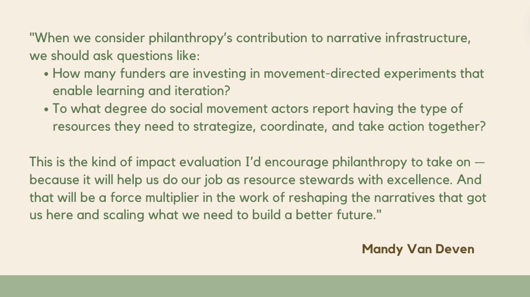 Mandy Van Deven (@mandyvandeven) on Twitter photo Discover how philanthropy can resource narrative power by listening to this conversation with Chiara K. Cattaneo and me at <a href="/Phil_isms_pod/">The Philanthropisms Podcast</a>:
whyphilanthropymatters.com/podcast/mandy-… Discover how philanthropy can resource narrative power by listening to this conversation with Chiara K. Cattaneo and me at <a href="/Phil_isms_pod/">The Philanthropisms Podcast</a>:
whyphilanthropymatters.com/podcast/mandy-…