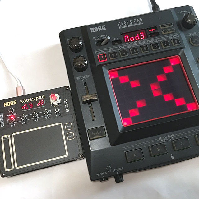 cocolosong's tweet image. NTS-3のFX1～FX4に任意のプログラム(プリセット)を割り当てられるようにできるといいな。
KP3のプログラムメモリーキーのように使いたい。

#KORG #KAOSSPAD