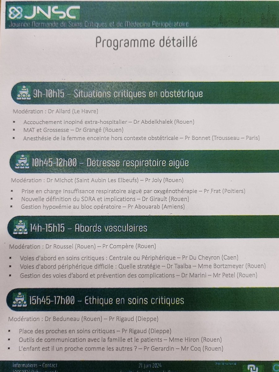 Thomas Clavier (@thomasclaviermd) on Twitter photo Ouverture de la Journée Normande de Soins Critiques, une formation post-universitaire pour les médecins et I(A)DE qui associe MU, MIR et MAR dans un programme transversal !
@CampusSante76 <a href="/univrouen/">Université de Rouen Normandie</a> <a href="/CHURouen/">CHU de Rouen</a> <a href="/JeunesSRLF/">Commission Jeune de la SRLF</a> <a href="/La_SRLF/">SRLF</a> <a href="/SFARJeunes/">SFAR Jeunes</a> <a href="/SFAR_ORG/">SFAR Anesthésie Réanimation</a> <a href="/sfmujeunes1/">SFMU · Commission Jeune</a> <a href="/SFMU_MS/">SFMU</a> Ouverture de la Journée Normande de Soins Critiques, une formation post-universitaire pour les médecins et I(A)DE qui associe MU, MIR et MAR dans un programme transversal !
@CampusSante76 <a href="/univrouen/">Université de Rouen Normandie</a> <a href="/CHURouen/">CHU de Rouen</a> <a href="/JeunesSRLF/">Commission Jeune de la SRLF</a> <a href="/La_SRLF/">SRLF</a> <a href="/SFARJeunes/">SFAR Jeunes</a> <a href="/SFAR_ORG/">SFAR Anesthésie Réanimation</a> <a href="/sfmujeunes1/">SFMU · Commission Jeune</a> <a href="/SFMU_MS/">SFMU</a>