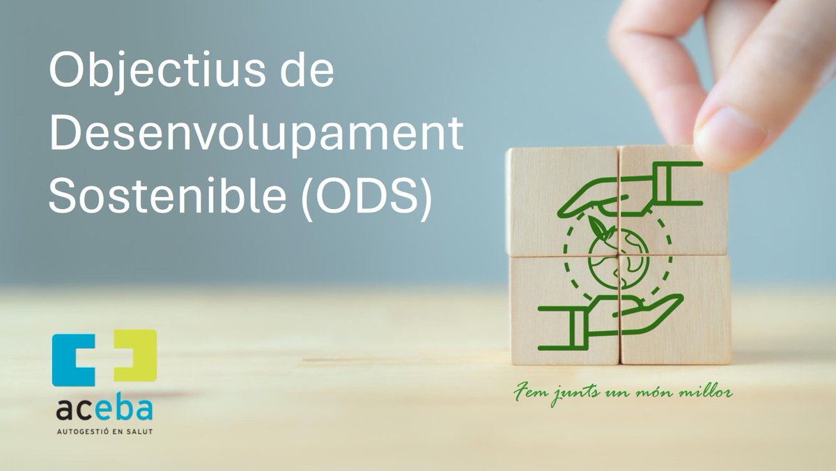 ACEBAautogestio's tweet photo. 🌱Objectius de Desenvolupament Sostenible #ODS prioritaris per a les Entitats de Base Associativa #EBA
🔵 Us presentem el recull guia de les #metes i accions actuals dels nostres centres en matèria de #DesenvolupamentSostenible
Eines i implementació
👉 https://t.co/6qXd9fbiEF https://t.co/35FVoDLy58