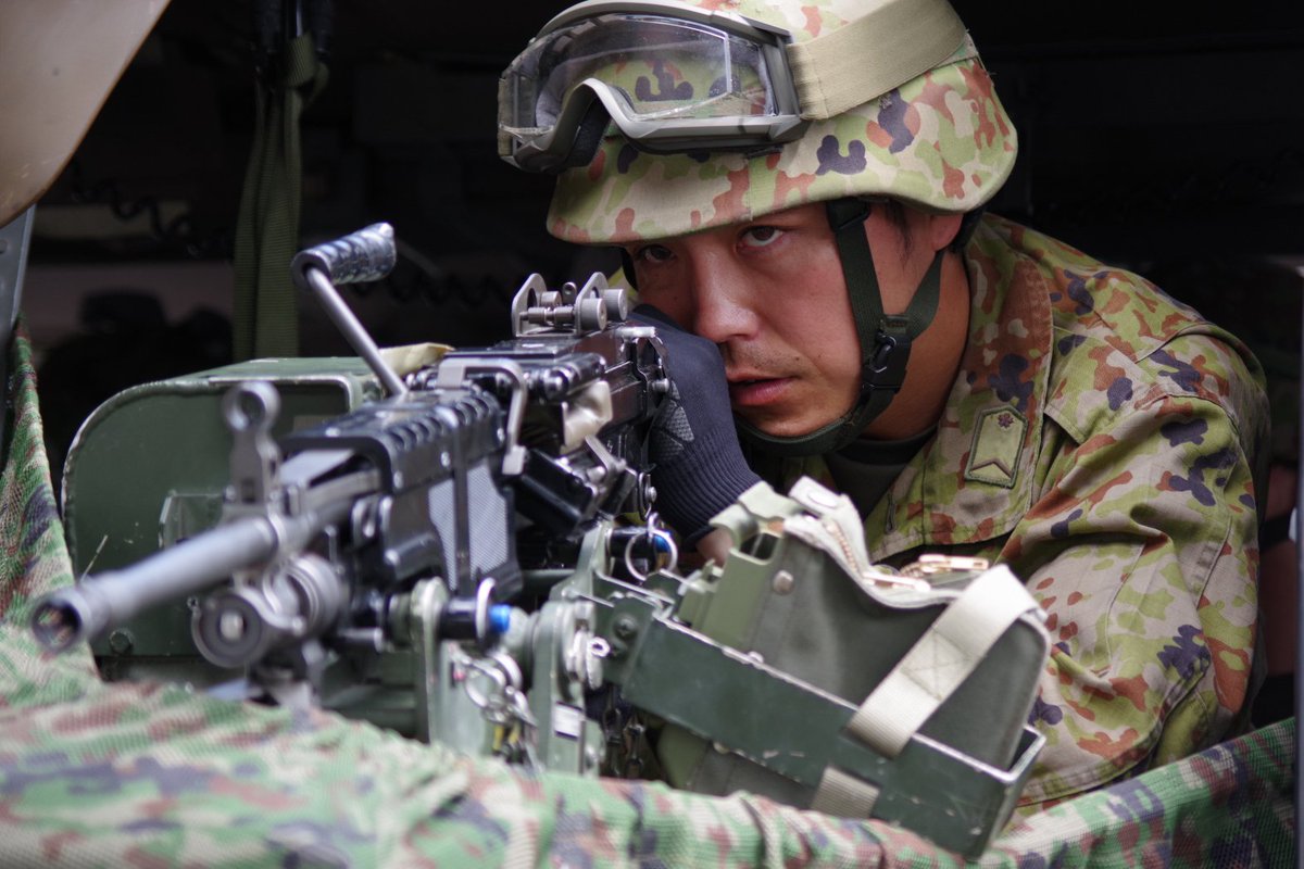 第13普通科連隊 は重機関銃射撃及び、ドアガン射撃訓練に参加しま