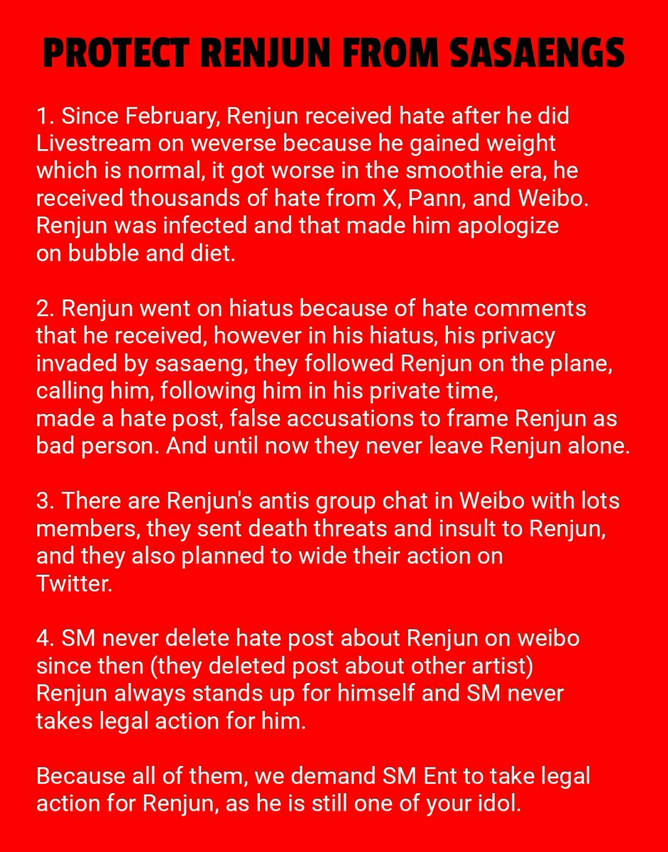 PROTECT RENJUN FROM SASAENGS
#JusticeForRenjun
#JusticeForRenjun
#JusticeForRenjun
#JusticeForRenjun
#JusticeForRenjun
#JusticeForRenjun
#JusticeForRenjun
#JusticeForRenjun
#JusticeForRenjun
#JusticeForRenjun
<a href="/SMTOWNGLOBAL/">SMTOWN</a>