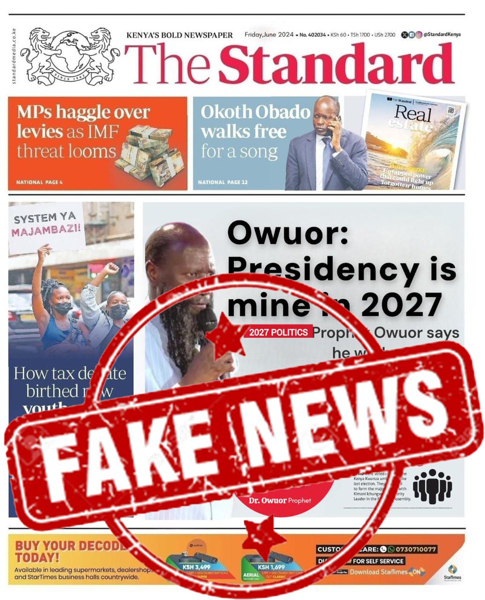 KitiaviStella's tweet photo. FAKE NEWS 
FAKE NEWS 
UNTIL WHEN WILL YOU PEOPLE MATURE AND KNOW THAT  THE MIGHTIEST PROPHET'S OF JEHOVAH YAHWEH ARE HERE ON EARTH TO PREPARE THE CHURCH FOR ENTRY AND NOTHING ELSE .LETS STOP SPREADING LIES PLEASE https://t.co/jE7yaBeoQv