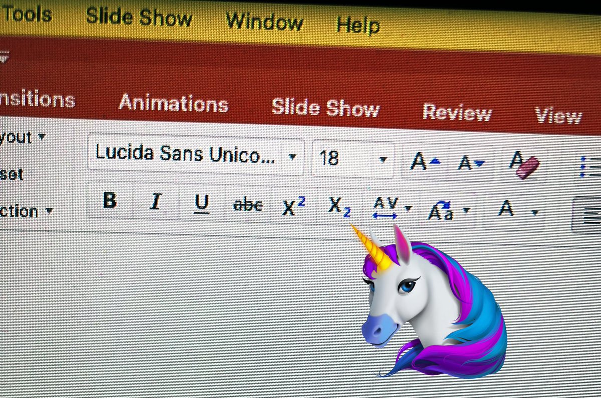 You are a #girlmom when your first thought upon reading this is: “Since when does #lucidasans have a #unicorn font? Sweet!” 🦄#missedopportunity
