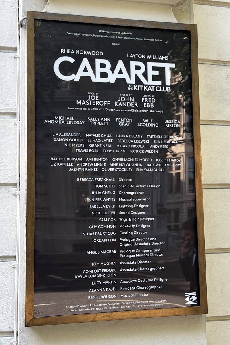 Last night was my final gala night as the MD <a href="/kitkatclubLDN/">Cabaret at the Kit Kat Club (London)</a> - it’s been the absolute gig of a lifetime and the most special piece of theatre to be part of, but new adventures await! Life is beautiful!