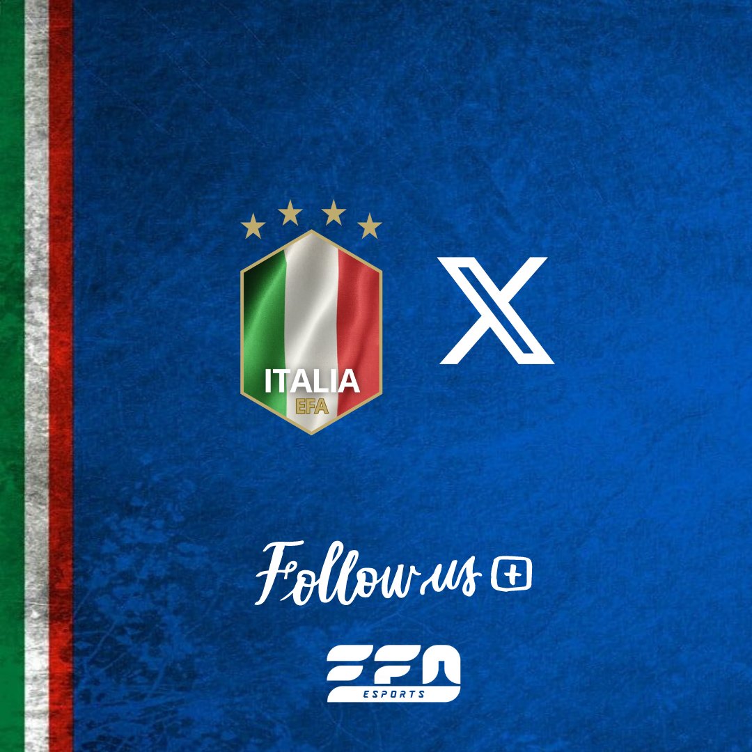 Seguite il profilo della nostra Nazionale Italiana 🇮🇹

x.com/azzurri_EFA?t=…

Presto NOVITÀ!! Tenetevi pronti 🔥💣

#efa #efaitalia #efaeurope #efaesports #fc35 #nextgen #esports #nazionale #azzurri #nazionaleitaliana  #proclub