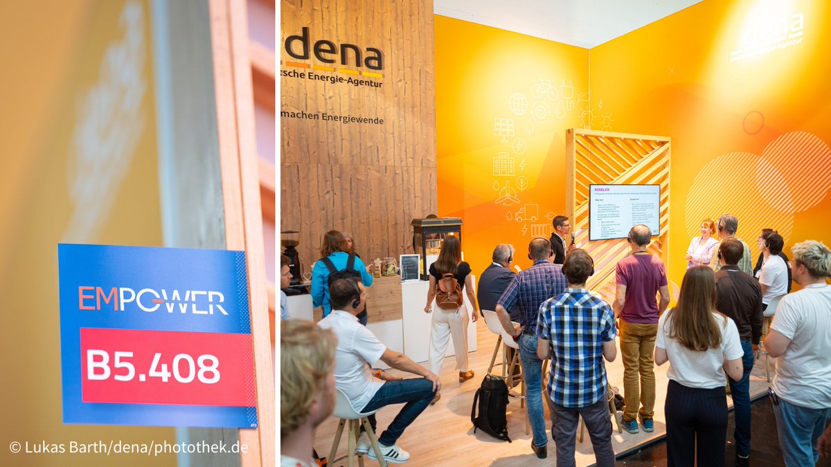 #ThesmarterE Tag 3: Kongress &amp; Karriereoptionen

Vorträge am dena-Stand ab 10:30 Uhr:
🔸Wie fördert das RES-Programm den Export von klimafreundlichen Technologien?
🔸Welche Themen hält der #denakongress bereit?
🔸Wieso ist die dena ein attraktiver Arbeitgeber?

📍 Halle B5, 408