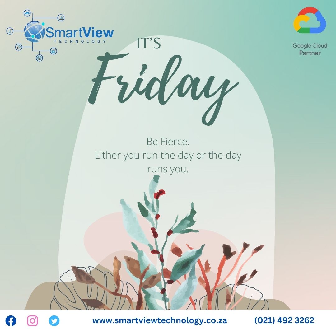 SmartViewTechn1's tweet image. Happy Friday! #smartviewtechnology #weekend #BeFierce