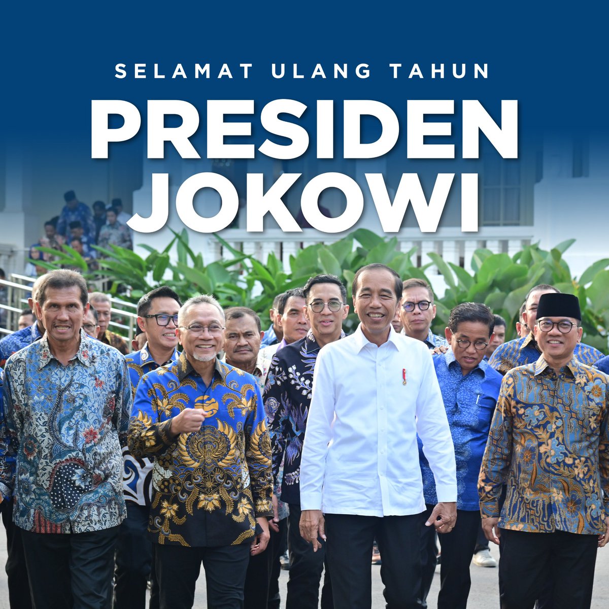 Selamat ulang tahun yang ke-63 kepada Bapak Presiden <a href="/jokowi/">Joko Widodo</a>!
Semoga selalu diberkahi dengan kesehatan, kebijaksanaan dalam memimpin bangsa, dan keberhasilan dalam setiap langkahnya. Tak lupa Partai Amanat Nasional akan senantiasa mendampingi  demi Indonesia yang semakin maju💙