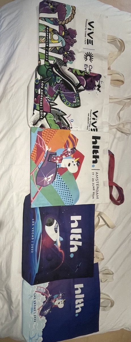 Bleddyn Rees (@bleddyn_rees) on Twitter photo #HLTH #Healthcare The stories the bags could tell <a href="/richscarfo/">Rich Scarfo</a> . I am working my way to a quilt🤣<a href="/ECHAlliance/">ECHAlliance: The Global Health Connector</a> #HLTH #Healthcare The stories the bags could tell <a href="/richscarfo/">Rich Scarfo</a> . I am working my way to a quilt🤣<a href="/ECHAlliance/">ECHAlliance: The Global Health Connector</a>