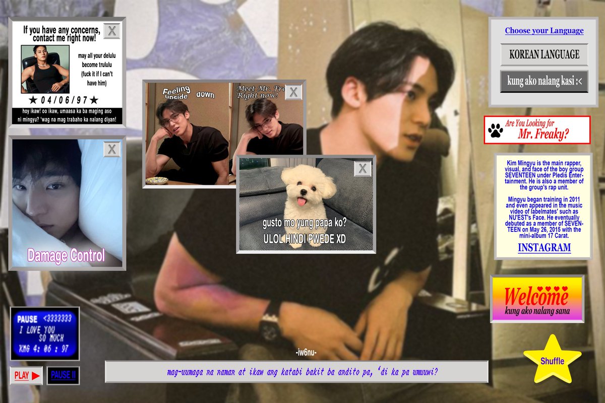 iw6nu's tweet photo. is somebody gonna match my freak? #MINGYU #민규 https://t.co/NED3ZrlmXm