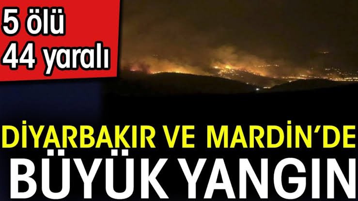 DOĞUSİFED (@dogusifed_) on Twitter photo #Diyarbakır’ın Çınar ve #Mardin’in Mazıdağı ilçelerinde 5 kişinin hayatını kaybettiği,10’u ağır 44 kişinin yaralandığı yangında can kaybının artmaması temennisi ile hayatını kaybedenlere Allah’tan rahmet,yaralılara acil şifalar diliyoruz #GeçmişOlsunDiyarbakır 
#GeçmişOlsunMardin #Diyarbakır’ın Çınar ve #Mardin’in Mazıdağı ilçelerinde 5 kişinin hayatını kaybettiği,10’u ağır 44 kişinin yaralandığı yangında can kaybının artmaması temennisi ile hayatını kaybedenlere Allah’tan rahmet,yaralılara acil şifalar diliyoruz #GeçmişOlsunDiyarbakır 
#GeçmişOlsunMardin