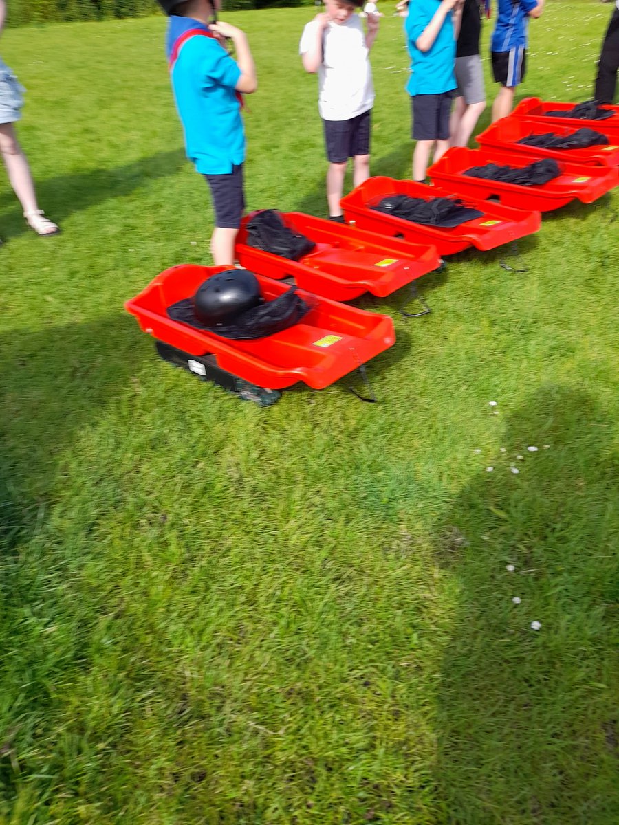 The beavers had great fun sledging and I got my new necker, today is baking for the fair tomorrow, returning the sledges and hopefully some time in the hammock