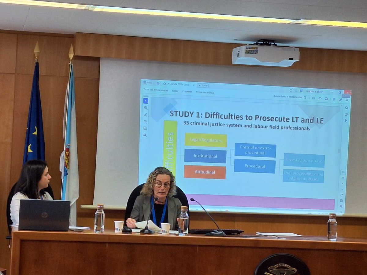 ecrim (@ecrim_udc) on Twitter photo 🗓️ DAY 2: Friday, 21 June 2024 ⏰ Now Happening!
Keynote speech by Carolina Villacampa <a href="/SistemaPenalUdL/">Sistema Justicia Penal</a>: “Human Trafficking for Labour Exploitation: Data and Institutional Responses in Spain”. Stay tuned! #HTRNConf2024 🗓️ DAY 2: Friday, 21 June 2024 ⏰ Now Happening!
Keynote speech by Carolina Villacampa <a href="/SistemaPenalUdL/">Sistema Justicia Penal</a>: “Human Trafficking for Labour Exploitation: Data and Institutional Responses in Spain”. Stay tuned! #HTRNConf2024