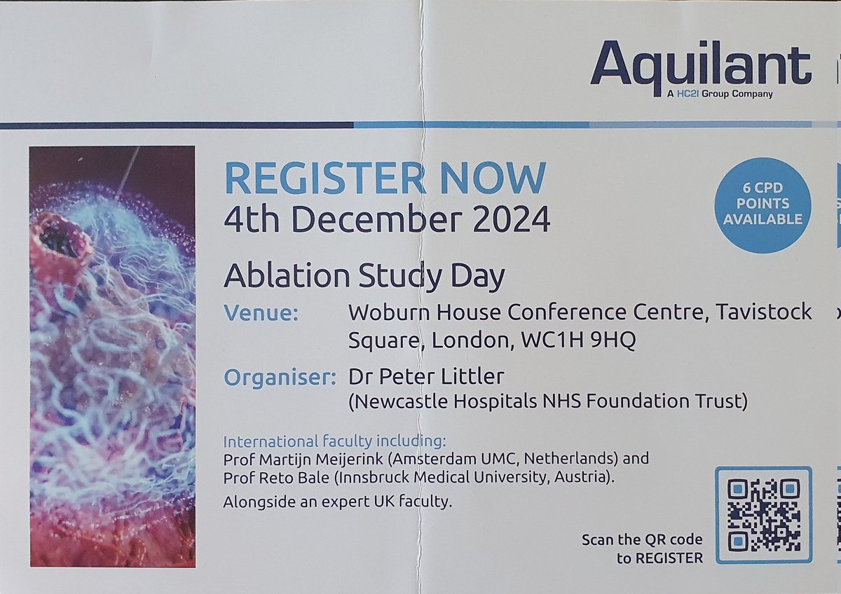 Ablation Study Day 4th December, London