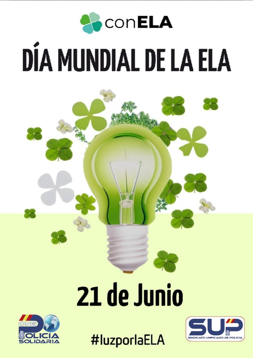 🟢La #ELA existe y hay que señalar la necesidad de unos cuidados dignos que tienen las personas afectadas por este mal
💪Por eso hoy #luzporlaELA debe iluminar la #Solidaridad con todos ellos
🤝Apoya a la <a href="/FundacionLuzon/">Fundación Luzón</a> que busca reforzar la investigación de posibles curas