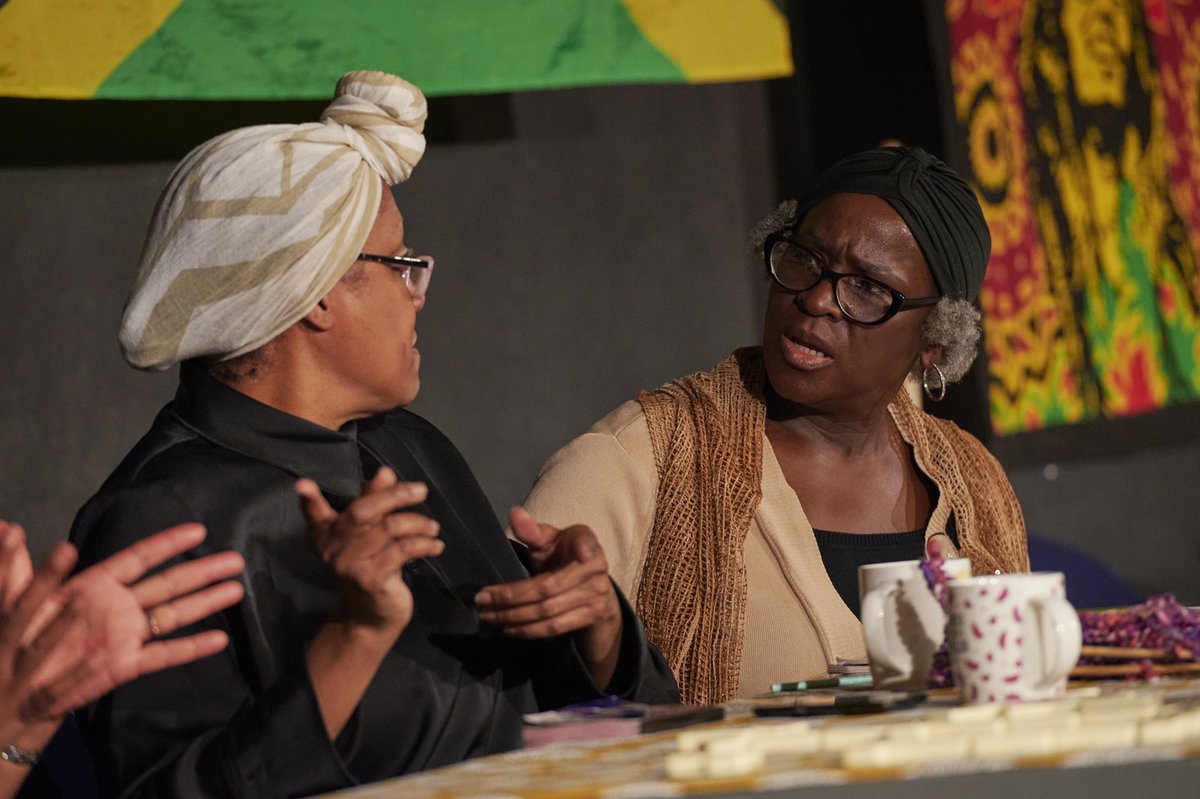 On stage at @thelbt in Huddersfield.

Last few tour dates:
June 21 – Lawrence Batley Theatre, Huddersfield
June 22 - Potteries Museum and Art Gallery, Stoke
June 25, 26, 27, 28, 29 – International Anthony Burgess Foundation, Manchester

Tkts: thewindrushwarriors.com/tickets/