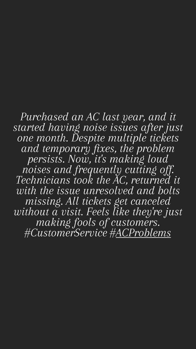 ParthKa55636036's tweet image. @BlueStarCare @BlueStarLtd 
#Acproblem #customerservice