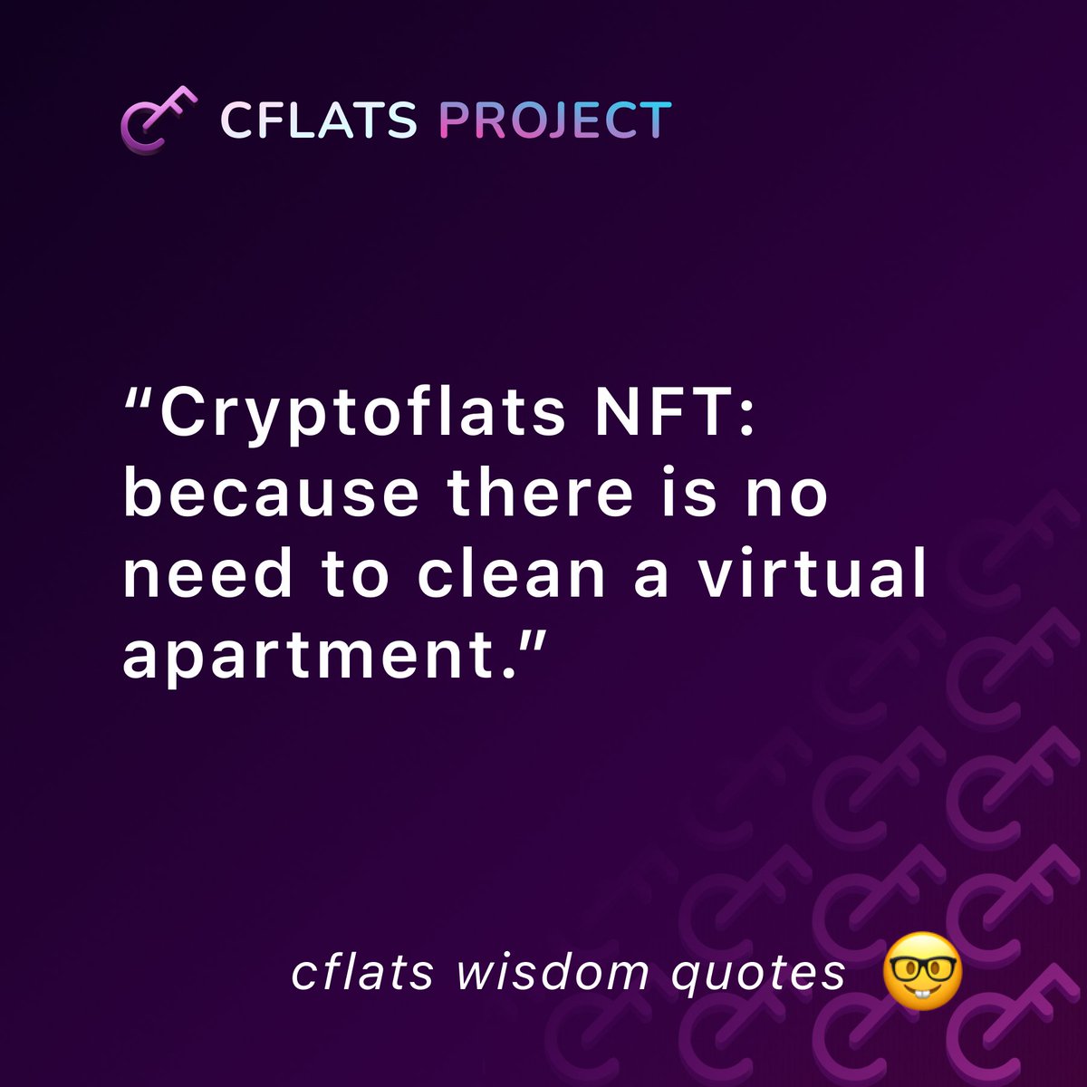 cflatsproject's tweet photo. GM WEB3 🖤 #CFLAT #Cryptoflats #ETH #P2E #ClickerSoon https://t.co/MUPL1EjiVt