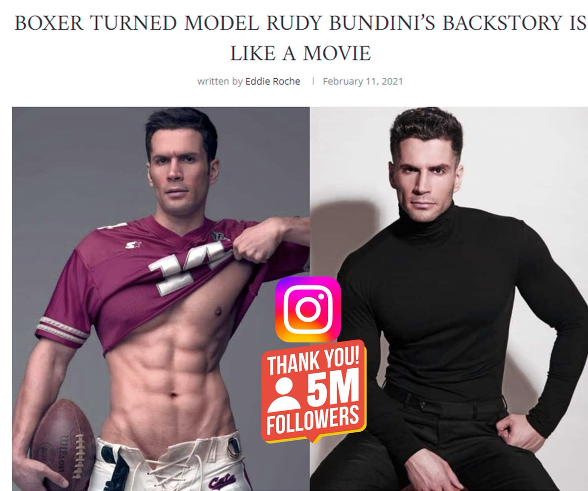Legendary fighter celebrities are coming!

Part 1: BOXER TURNED MODEL - RUDY BUNDINI 
5 million Instagram followers 
Instagram story post

x.com/FightNight_eth…