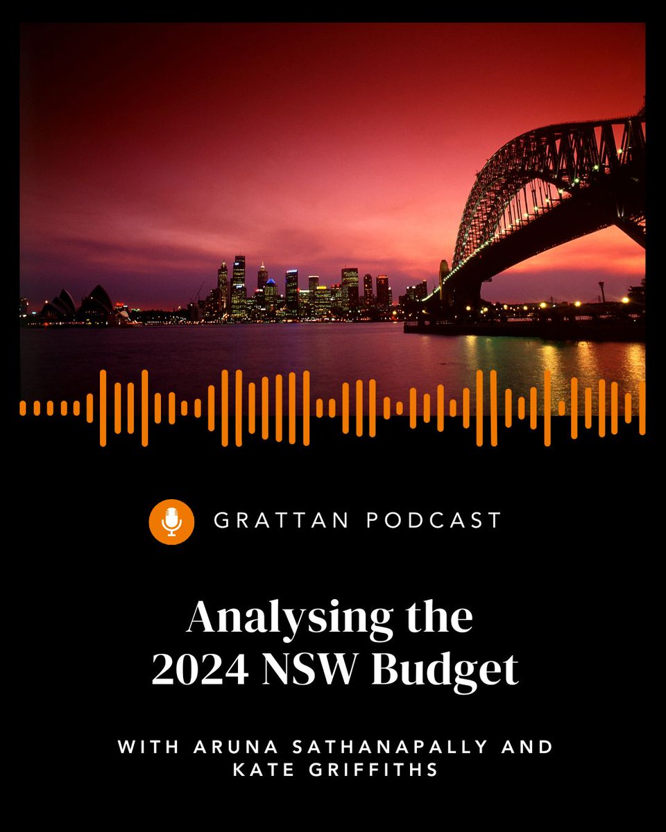 Grattan Institute (@grattaninst) on Twitter photo Find out whether the 2024 NSW Budget tackled the key issues facing the state in our latest podcast with Aruna Sathanapally and <a href="/_kgriffiths/">Kate Griffiths</a>. buff.ly/4c86hCM #NSWpol Find out whether the 2024 NSW Budget tackled the key issues facing the state in our latest podcast with Aruna Sathanapally and <a href="/_kgriffiths/">Kate Griffiths</a>. buff.ly/4c86hCM #NSWpol