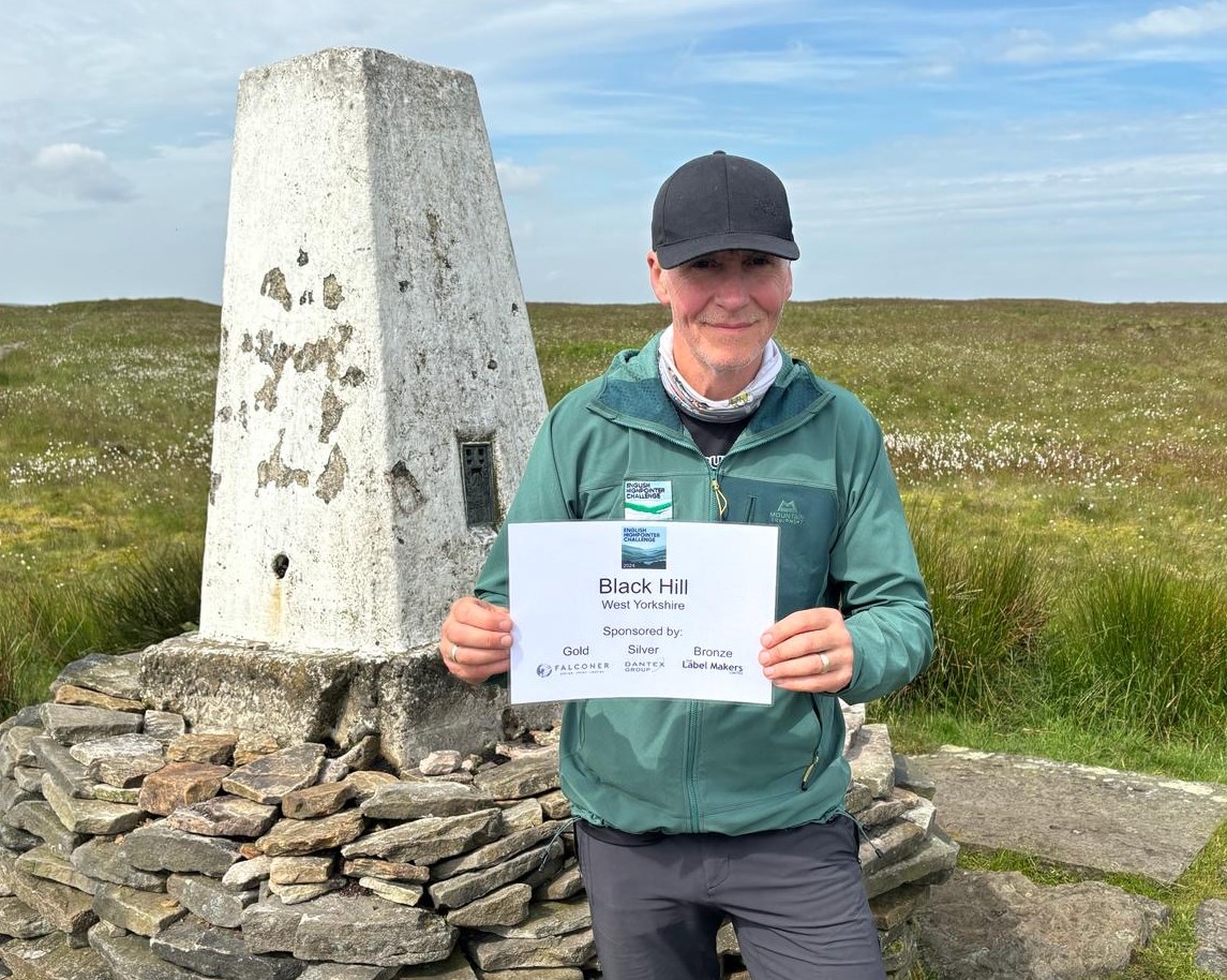 Highpointer49's tweet photo. A huge thank you again to @FalconerPrint who generously 'Gold' sponsored Black Hill in West Yorkshire summited yesterday afternoon!
#GoldSponsor #Charity #Sponsorship #AirAmbulance #MountainRescue https://t.co/SYbZV0i3VX