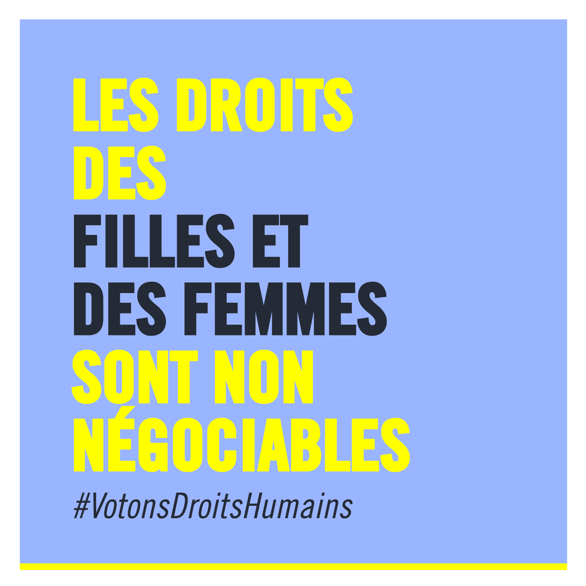 ✊Dimanche, <a href="/amnestyfrance/">amnestyfrance</a> sera aux côtés des associations pour défendre les droits des femmes et des filles 💜 
#AlertesFéministes
#VotonsDroitsHumains